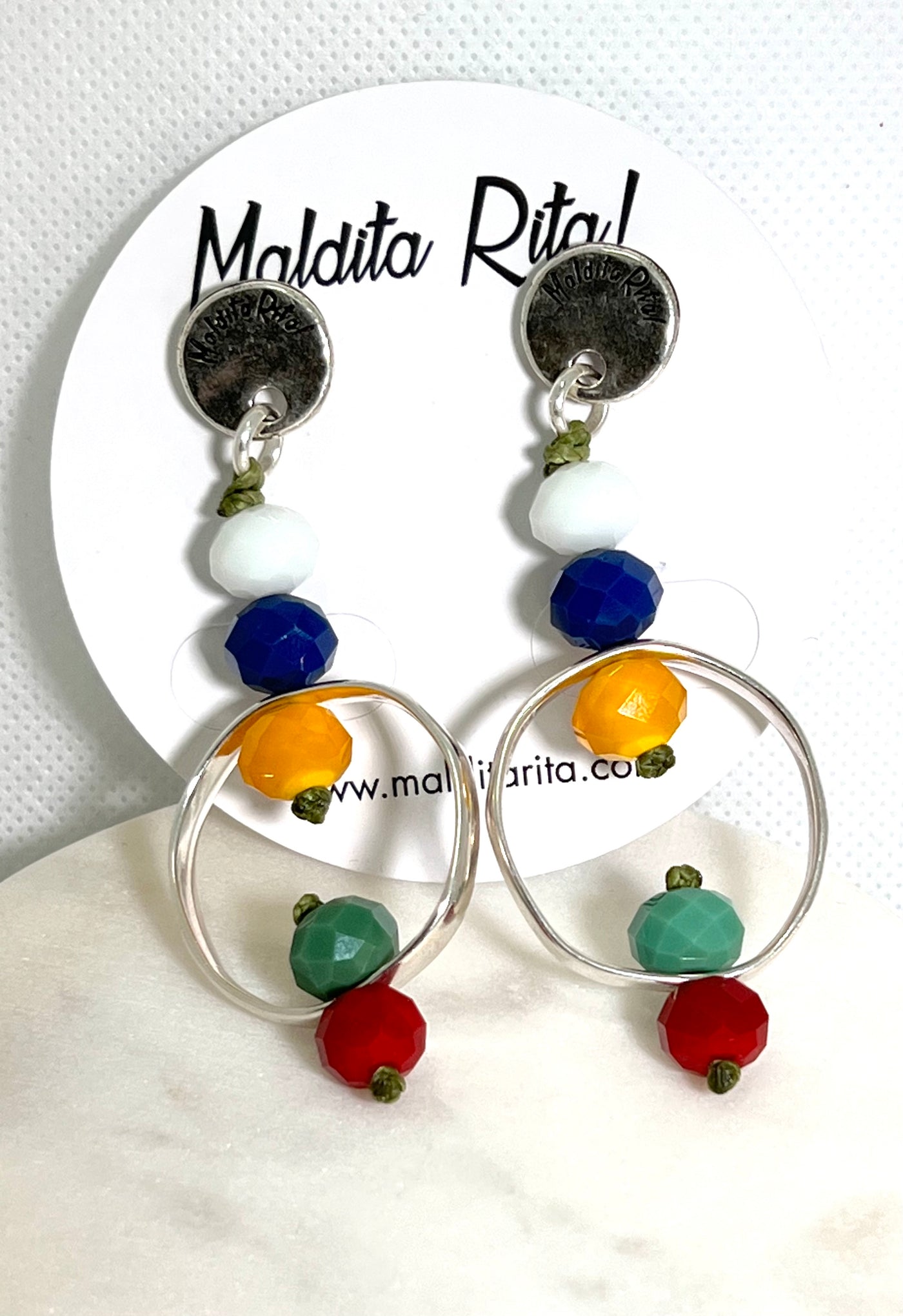 Aretes Saturno MALDITA RITA