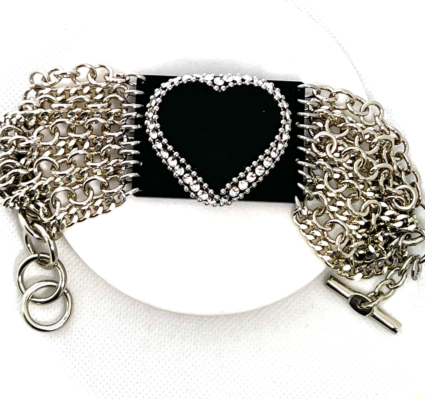 Pulsera Corazón y Cadenas ITALIANA BE