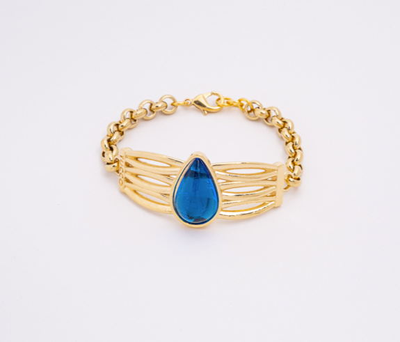 Pulsera Gota Azul TUCCO